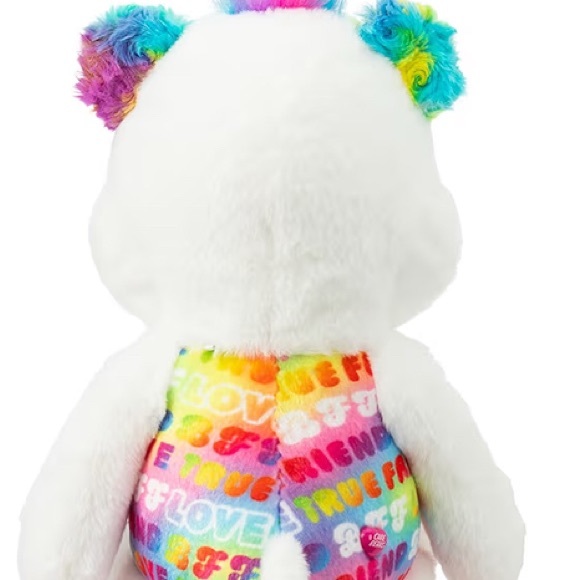 NEW- CARE BEARS TRUE FRIENDS BEAR  Rainbow Plush Bear by Care Bears - Picture 3 of 9